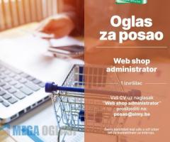 Oglas za posao: Web shop administrator